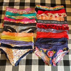 17 *SIZE SMALL* VICTORIA’S SECRET & PINK UNDERWEAR/PANTIES